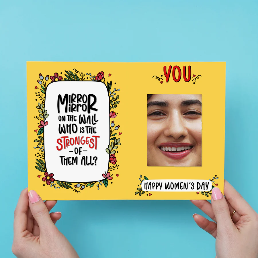 Women's Day Mirror Card - Set of 10